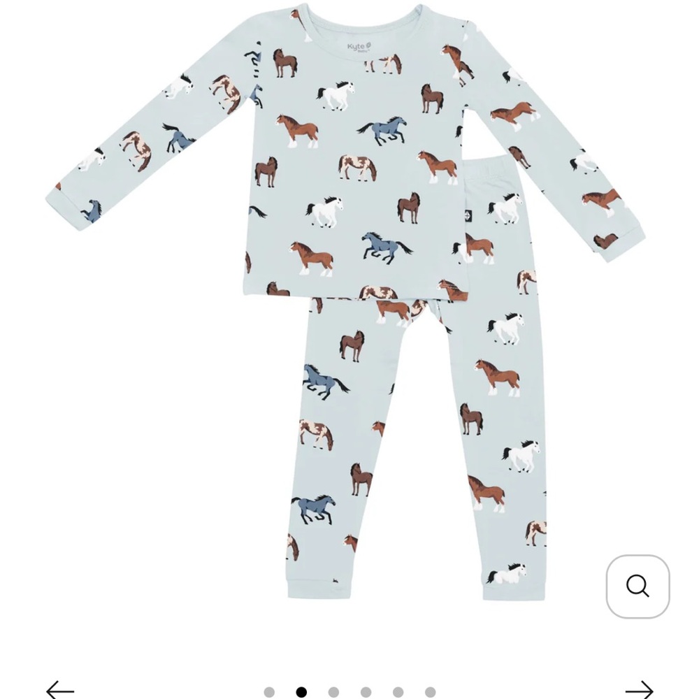 Kyte Baby Horse Print Pajama Set